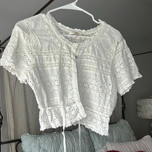 Loveshack fancy lace top Fits Xs- L